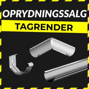 Oprydningssalg: Tagrender