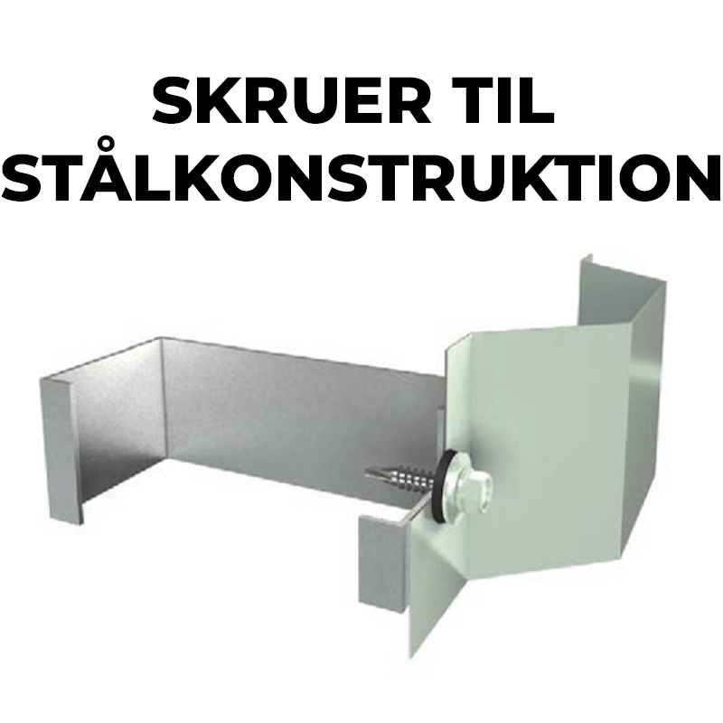 Skruer til stålkonstruktion