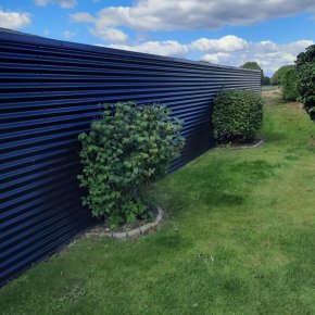 Sinus 18 profilen egner sig srdeles godt til facader og hegn