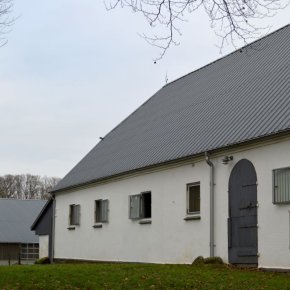 Pandepladen passer rigtig godt p en ldre landbrugsejendom