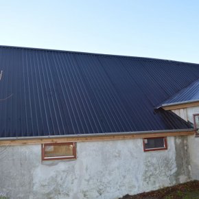 Tagbekl�dning med Trapezprofil MTP18 i sort polyester