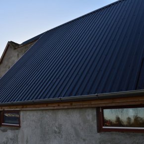 Trapezprofil MTP 18 er en st�lplade som er bred i bunden og smal i toppen