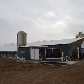 Montering af nyt tag med vores trapezprofil MTP21