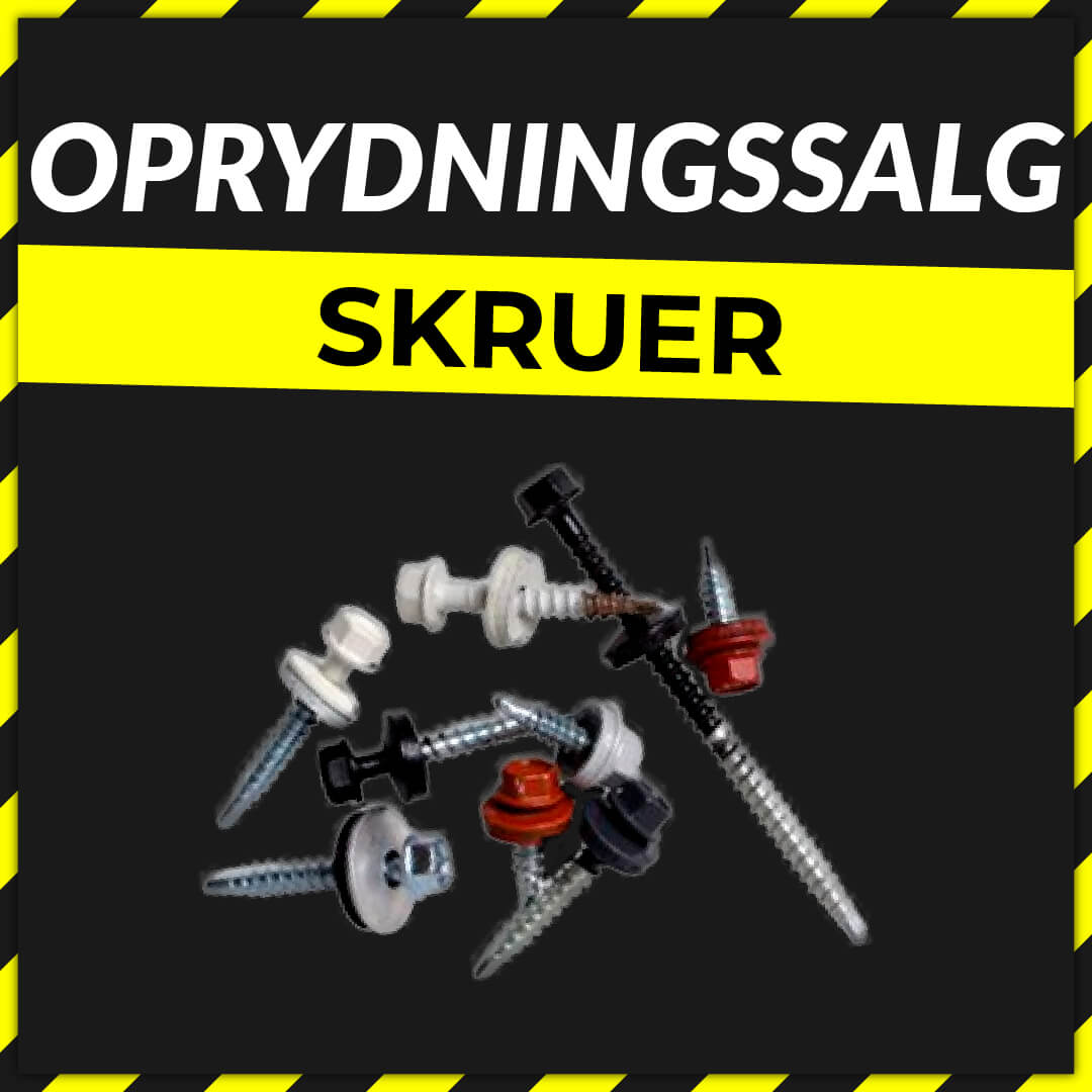 Oprydningssalg: Skruer