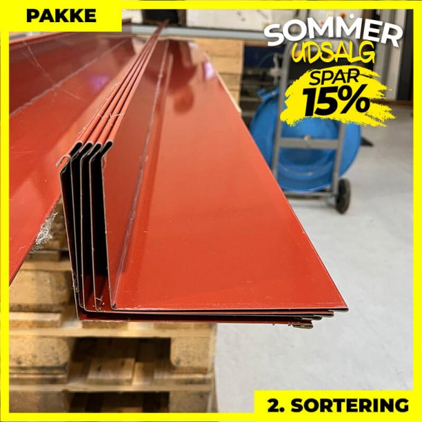 Murinddkning - 2. sortering - 5 stk. af 10x90x140 mm - Svenskrd