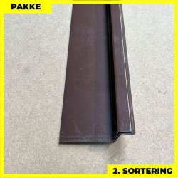 Sokkelblik - 2. sortering - 4 stk. af 68x40x15 mm - Brun