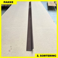 Sokkelblik - 2. sortering - 4 stk. af 68x40x15 mm - Brun