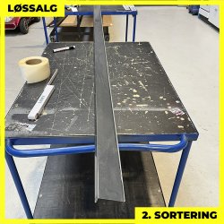 Slbnk - 2. sortering - 10x70x20 mm - Antracitgr