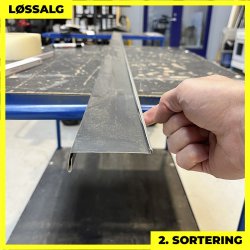 Slbnk - 2. sortering - 10x70x20 mm - Antracitgr