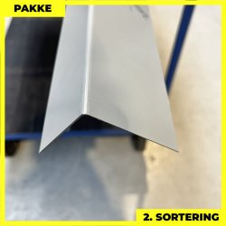 Indvendig hjrne - 2. sortering - 3 stk. af 50x70 mm - Sort