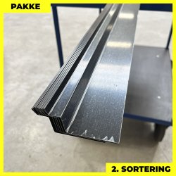 Vandnse - 2. sortering - 6 stk. af 60x25x15x10 mm - Sort