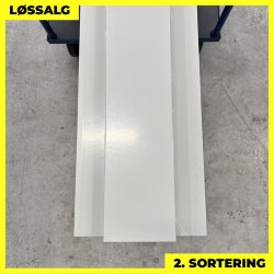 Hatteprofil - 2. sortering - 50x40x100x40x50 mm - Lysegr