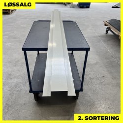 Hatteprofil - 2. sortering - 50x40x100x40x50 mm - Lysegr