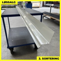 Vandnse - 2. sortering - 60x40x15x10 mm - Lysegr