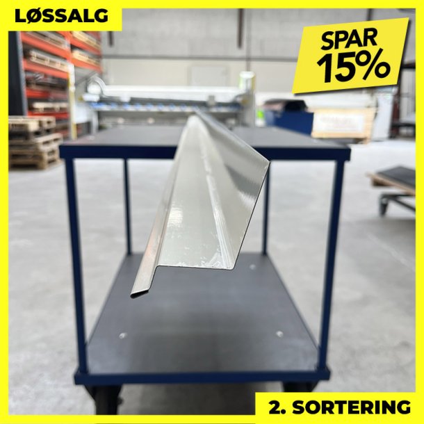Vandnse - 2. sortering - 60x40x15x10 mm - Lysegr