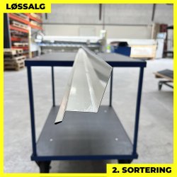 Vandnse - 2. sortering - 60x40x15x10 mm - Lysegr