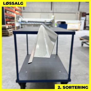 Vandnse - 2. sortering - 60x40x15x10 mm - Lysegr