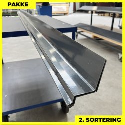 Vandnse - 2. sortering - 2 stk. af 60x40x15x10 mm - Antracitgr