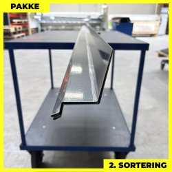 Vandnse - 2. sortering - 2 stk. af 60x40x15x10 mm - Antracitgr