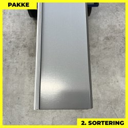 Slbnk - 2. sortering - 3 stk. af 10x140x25 mm - Mrk Silver