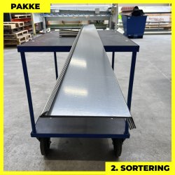 Slbnk - 2. sortering - 3 stk. af 10x140x25 mm - Mrk Silver