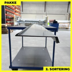 Slbnk - 2. sortering - 3 stk. af 10x140x25 mm - Mrk Silver