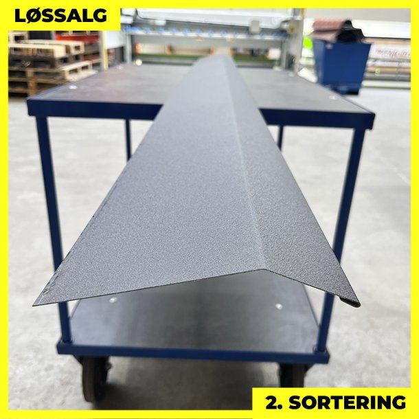 Fodblik - 2. sortering - 133x60 mm - Sort