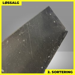 Udvendig hj�rne - 2. sortering - 140x140 mm - Sort