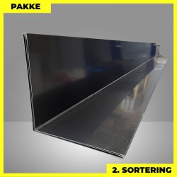 Indvendig hj�rne - 2. sortering - 3 stk. af 160x160 mm - Sort