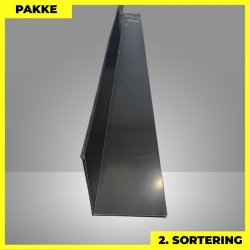 Indvendig hj�rne - 2. sortering - 3 stk. af 160x160 mm - Sort