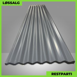 Sinus 35 - Restparti - 5430 mm - 0,5 mm - Antracitgr