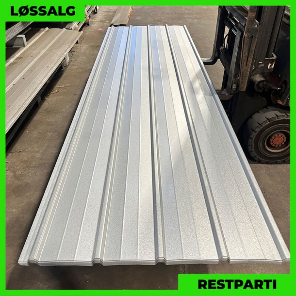 Pandeplade MTP 20/220 - Restparti - 4000 mm - Aluzink