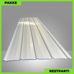Pandeplade MTP 20/220 - Restparti - 11 stk. af 4500 mm - 0,5 mm - Aluzink - 53,4 m�