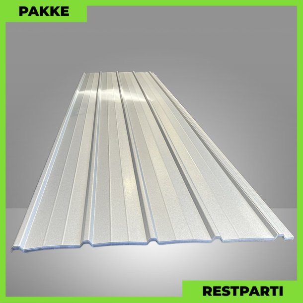 Pandeplade MTP 20/220 - Restparti - 11 stk. af 4500 mm - 0,5 mm - Aluzink - 53,4 m�