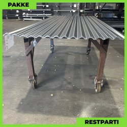 Sinus 18 - Restparti - 15 stk. af 3000 mm - Antracitgr - 47,8 m