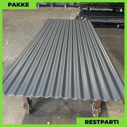 Sinus 18 - Restparti - 15 stk. af 3000 mm - Antracitgr - 47,8 m