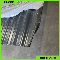 Sinus 18 - Restparti - 77 stk. af 150-4240 mm - Antracitgr - 135 m