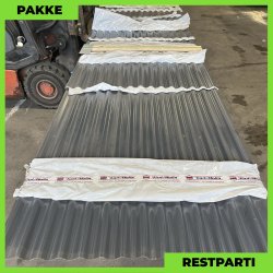 Sinus 18 - Restparti - 77 stk. af 150-4240 mm - Antracitgr - 135 m