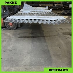 Sinus 18 - Restparti - 77 stk. af 150-4240 mm - Antracitgr - 135 m