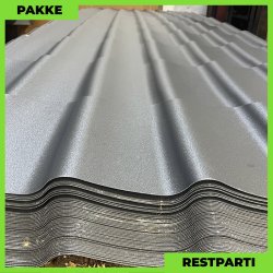 Teglstensprofil Anna - Restparti - 22 stk. af 4510 mm - 0,6 mm - Grafitgr - 104,1 m