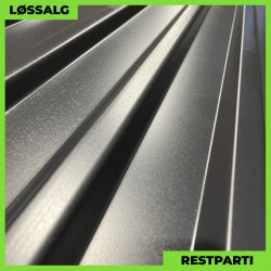 Trapezplade MTP 21 - Restparti - 6000 mm - 0,6 mm - Mat Grafitgr