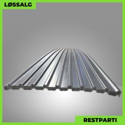 Trapezplade MTP 21 - Restparti - 6000 mm - 0,6 mm - Mat Grafitgr