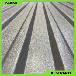 Trapezplade MTP 21 m/ dug - Restparti - 8 stk. af 5000 mm - 0,5 mm - Mat Grafitgr - 41,4 m