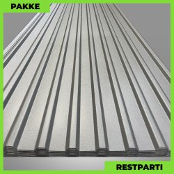 Trapezplade MTP 21 m/ dug - Restparti - 8 stk. af 5000 mm - 0,5 mm - Mat Grafitgr - 41,4 m