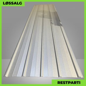 Pandeplade MTP 20/220 - Restparti - 0,5 mm - Aluzink