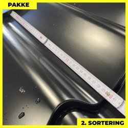 Teglstensprofil Traditionel m/ dug - 2. sortering - 27 stk. af 4930 mm - Sort - 143,7 m&sup2;