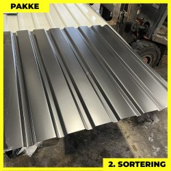 Trapez MVP 21 - 2. sortering - 26 stk. af 1200-3960 mm - Sort - 76,8 m