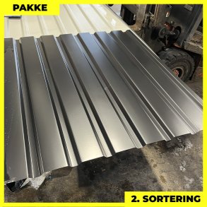 Trapez MVP 21 - 2. sortering - 26 stk. af 1200-3960 mm - Sort - 76,8 m²