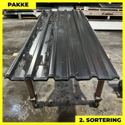 Trapez MTP 35 - 2. sortering - 9 stk. af 2970 mm - Sort - 26,7 m