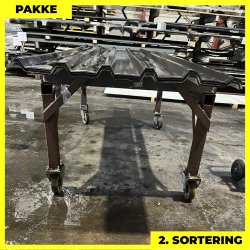 Trapez MTP 35 - 2. sortering - 9 stk. af 2970 mm - Sort - 26,7 m